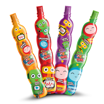 Thạch trái cây vị nho Cheery Robokidz 1.1l ( 10 cây/ bịch - 8 bịch / thùng)